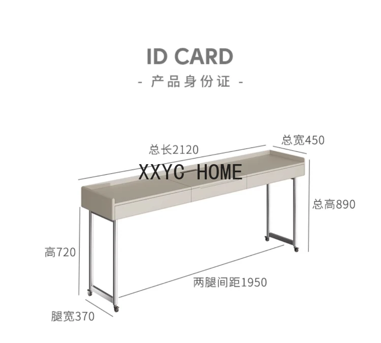 Affordable Luxury Style Bedroom Portable Table Italian Simple Long Bedside Table Computer Desk
Affordable Luxury Style Bedroom Portable Table Italian Simple Long Bedside Table Computer Desk