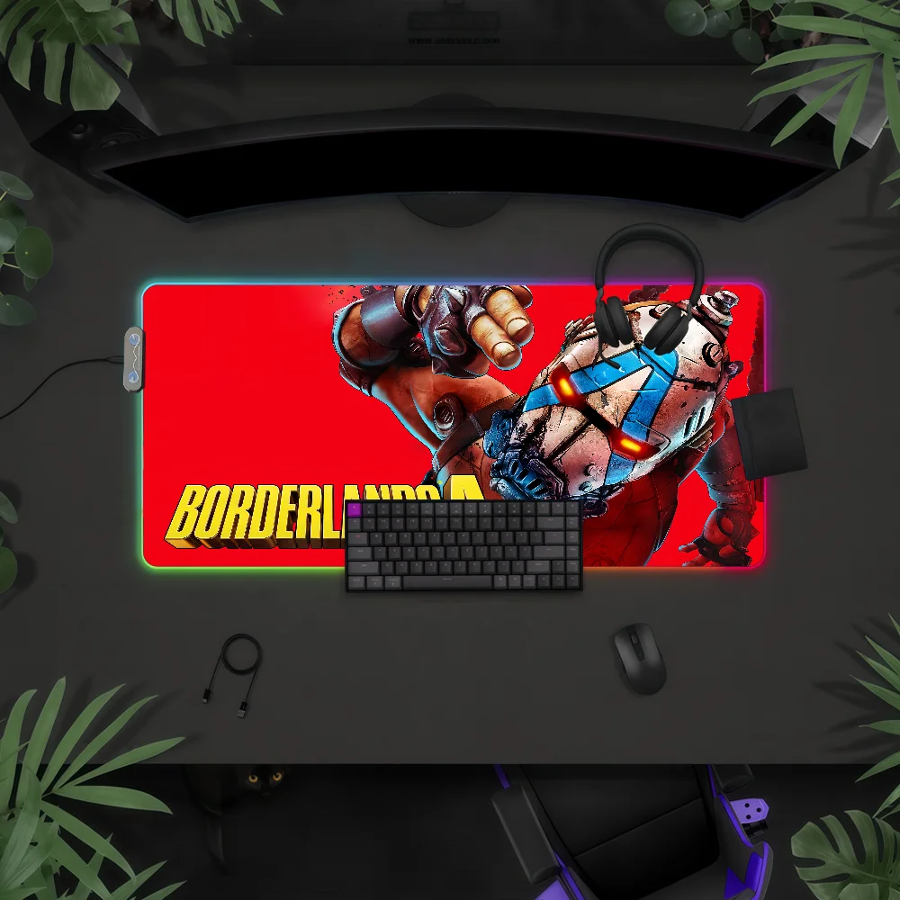 Game B-Borderlands-S 4 Mouse Pad RGB LED Light Colorful Game Keyboard Non-slip Cover Desk-mat Surface Waterproof
Game B-Borderlands-S 4 Mouse Pad RGB LED Light Colorful Game Keyboard Non-slip Cover Desk-mat Surface Waterproof