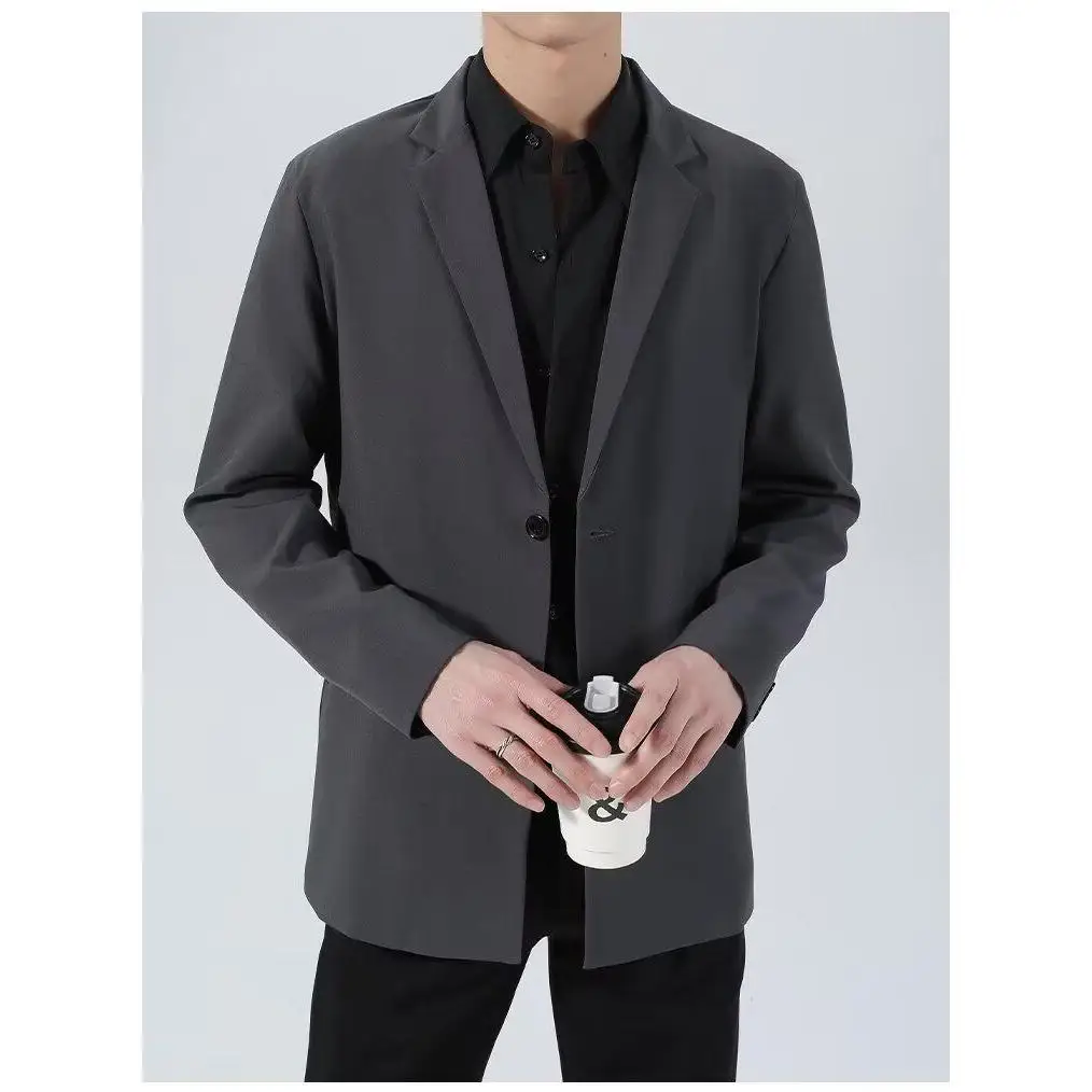 Casual Style Men's Suit Jacket Spring Summer New Fashion Korean Version High-End Feeling Leisure Top Quality Polyester Fiber
Casual Style Men's Suit Jacket Spring Summer New Fashion Korean Version High-End Feeling Leisure Top Quality Polyester Fiber