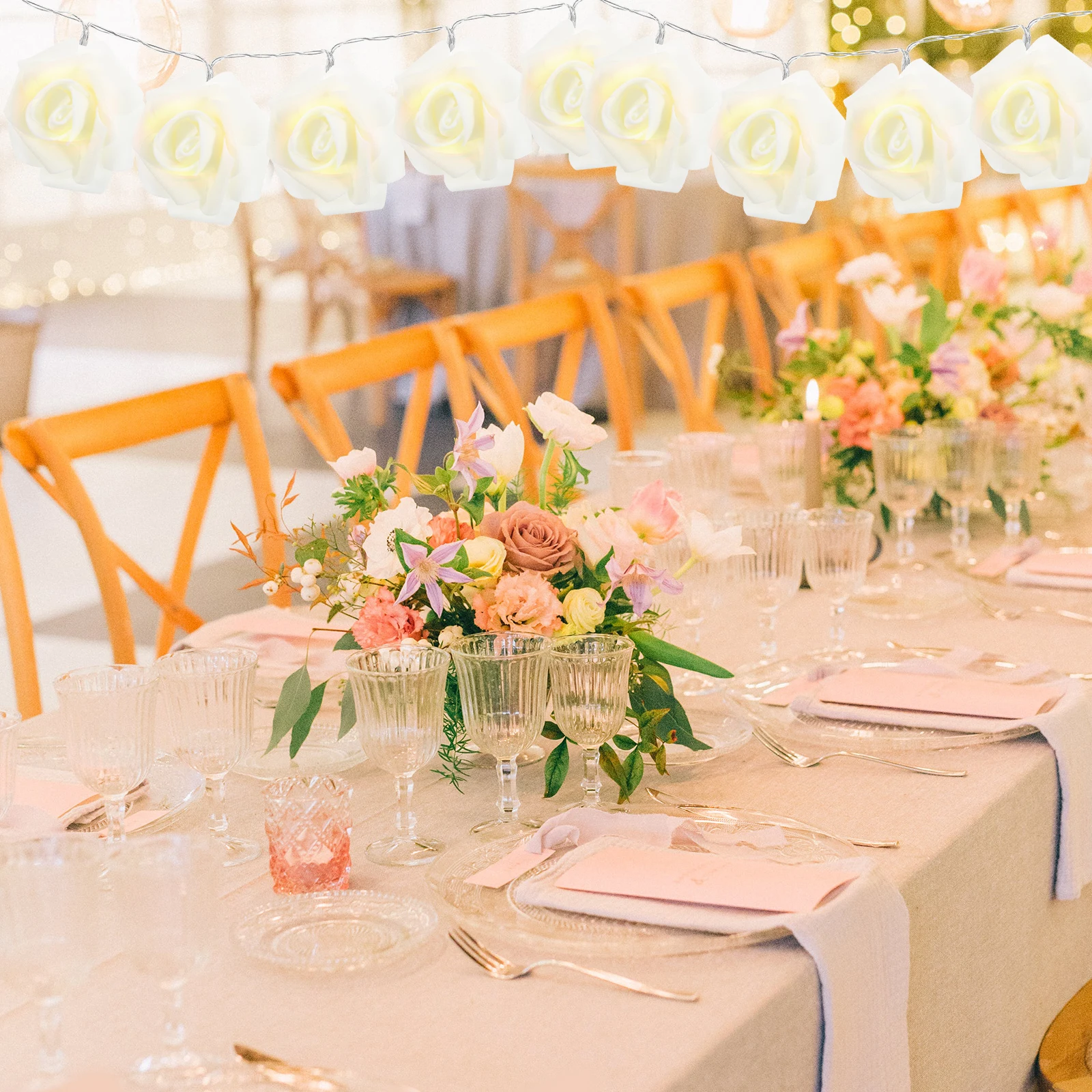 Rose String Light 3m 20LED for Wedding Festival Party Bright Shiny Glitter Charming Home Holiday Christmas Tree Wall Window
Rose String Light 3m 20LED for Wedding Festival Party Bright Shiny Glitter Charming Home Holiday Christmas Tree Wall Window