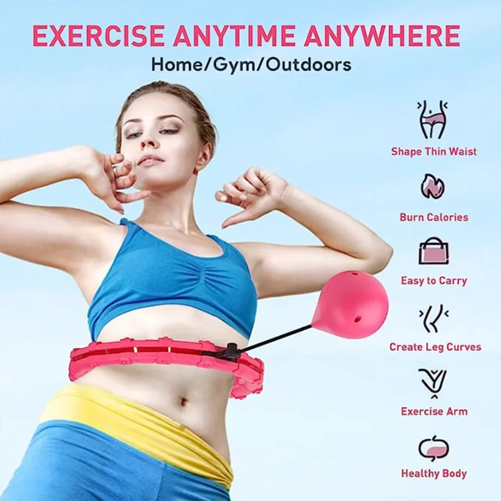 24-Section Smart Exercise Ring Adjustable Waist Massager Fitness Gym Ring Fitness Equipment Waist Easy Weight Loss
24-Section Smart Exercise Ring Adjustable Waist Massager Fitness Gym Ring Fitness Equipment Waist Easy Weight Loss