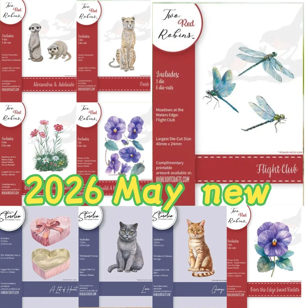 2026 May new Metal Cutting Dies New Arrival DIY Molds Scrapbooking Paper Making Die Cuts Crafts Template Handmade Decoration
2026 May new Metal Cutting Dies New Arrival DIY Molds Scrapbooking Paper Making Die Cuts Crafts Template Handmade Decoration