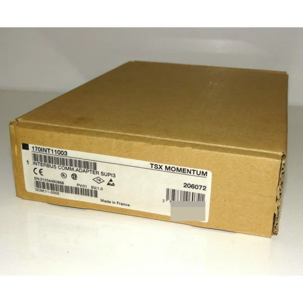 Один ввод/вывод 170int11003, запечатанный на заводе, новый оригинальный точечный Plc
Один ввод/вывод 170int11003, запечатанный на заводе, новый оригинальный точечный Plc