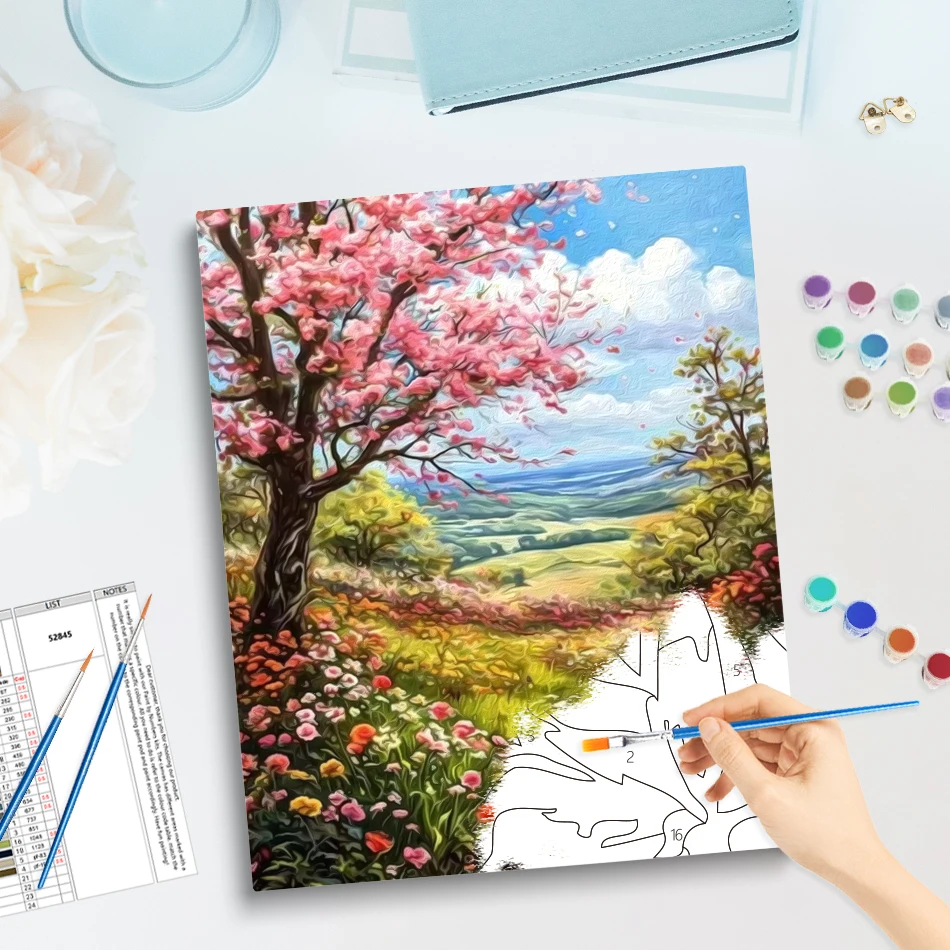 GATYZTORY Diy Oil Painting By Numbers Adult Coloring Landscape Original Gifts Art Supplies Modern Color Markers Decoration Home
GATYZTORY Diy Oil Painting By Numbers Adult Coloring Landscape Original Gifts Art Supplies Modern Color Markers Decoration Home