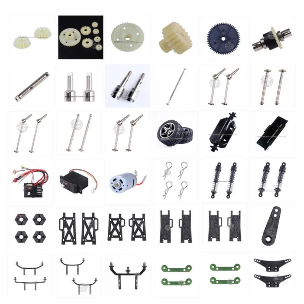 Wltoys 12401 12402 12403 12404 12409 RC Car spare parts motor gear Receiver servo Differential Drive shaft tires Swing arm etc 1
Wltoys 12401 12402 12403 12404 12409 RC Car spare parts motor gear Receiver servo Differential Drive shaft tires Swing arm etc 1