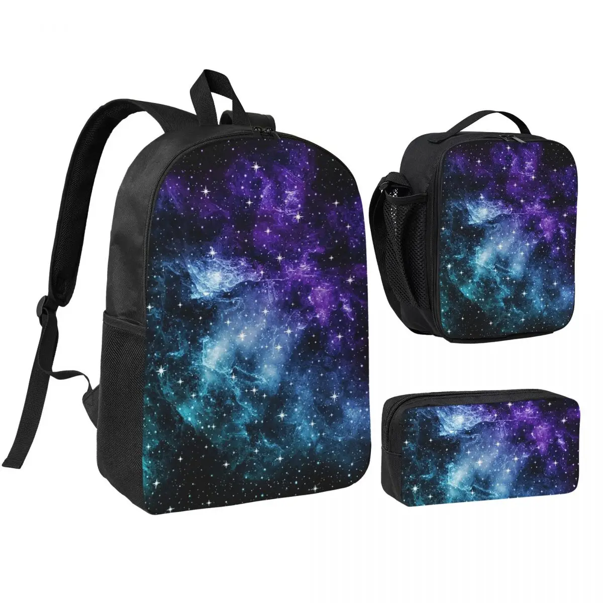 Purple Teal Galaxy Nebula Dream Backpack Boys Girls BookBag School Bag Shoulder Bags 3ps Insulated Lunch Bag Pencil Case
Purple Teal Galaxy Nebula Dream Backpack Boys Girls BookBag School Bag Shoulder Bags 3ps Insulated Lunch Bag Pencil Case