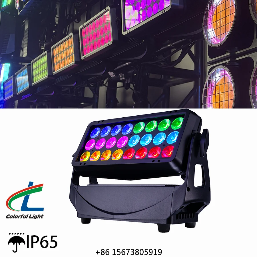 Colorfullight Outdoor Aluminum LED Wall Washer 24X20W 4IN1 6IN1 IP65 City Stage Light Factory Custom Production
Colorfullight Outdoor Aluminum LED Wall Washer 24X20W 4IN1 6IN1 IP65 City Stage Light Factory Custom Production