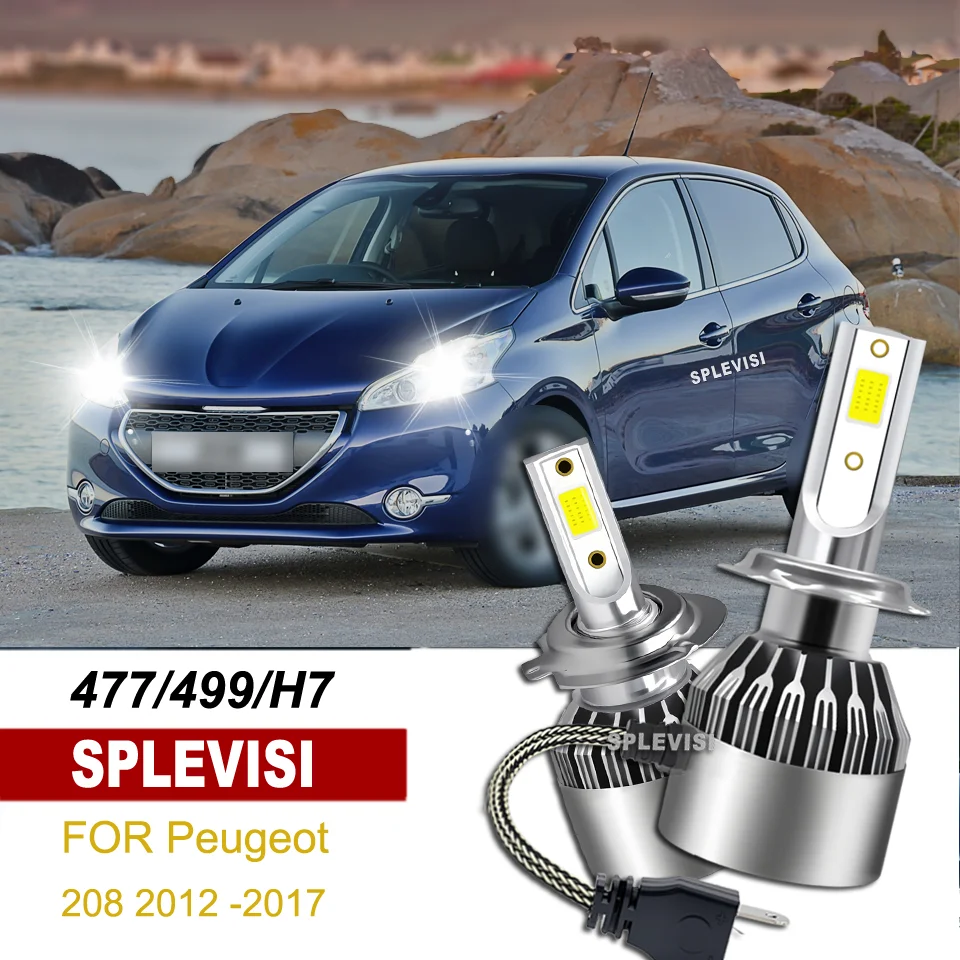 2Pcs LED Lights 6000K Long-Distance Illumination Auto LED Lamp Turbo Headlamp 12v For Peugeot 208 2012 2013 2014 2015 2016 2017
2Pcs LED Lights 6000K Long-Distance Illumination Auto LED Lamp Turbo Headlamp 12v For Peugeot 208 2012 2013 2014 2015 2016 2017