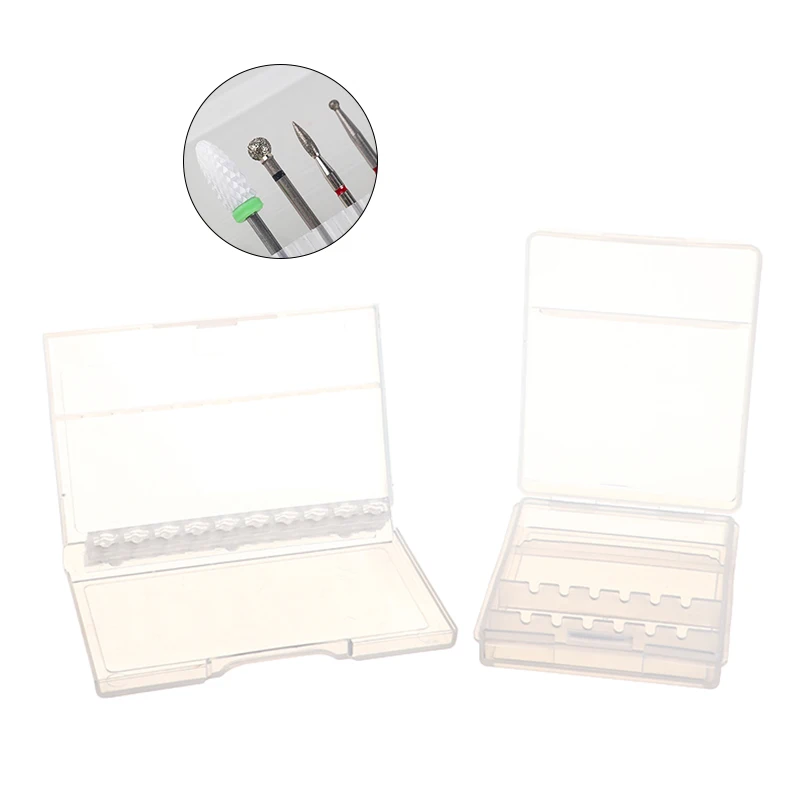 6/10 Holes Nail Drill Bits Storage Box Nail Grinding Head Holder Stand Display Dustproof Manicure Organizer Stand Plastic Box
6/10 Holes Nail Drill Bits Storage Box Nail Grinding Head Holder Stand Display Dustproof Manicure Organizer Stand Plastic Box