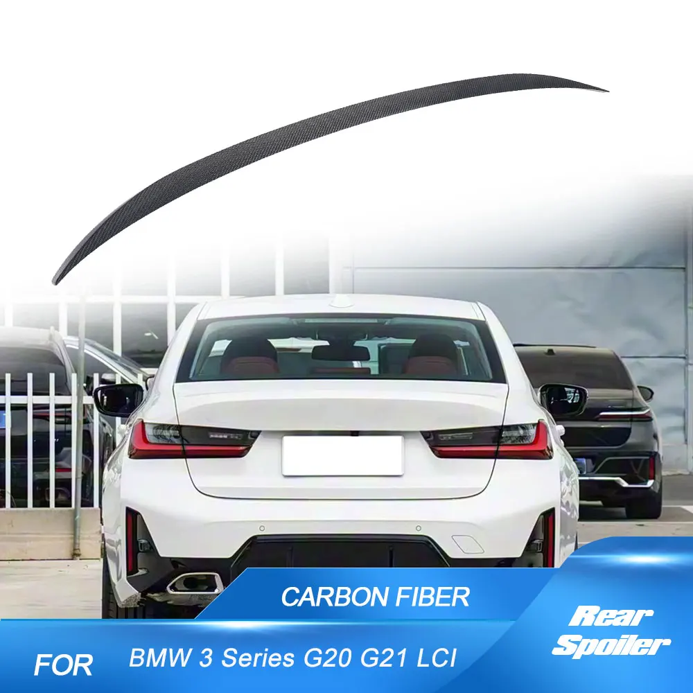 Car Rear Trunk Spoiler for BMW 3 Series G20 G21 LCI 2023-2025 Carbon Fiber Rear Boot Wing HighKick Spoiler Lip
Car Rear Trunk Spoiler for BMW 3 Series G20 G21 LCI 2023-2025 Carbon Fiber Rear Boot Wing HighKick Spoiler Lip