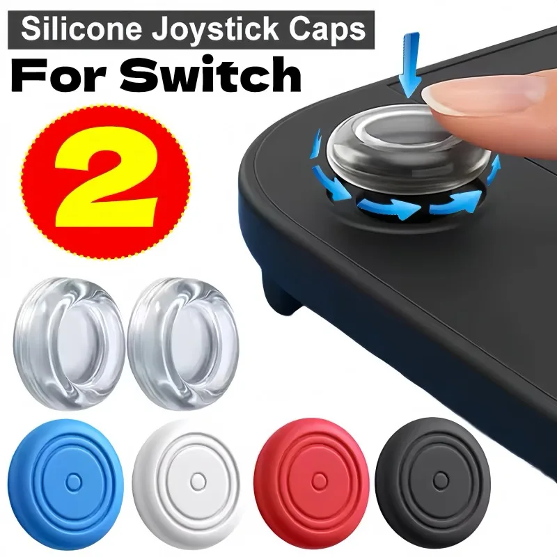 16-2PCS for Switch 2 Analog Thumb Stick Grip Caps Soft Silicone Game Controller Protective Anti-Slip Joystick Cap for NS Switch2
16-2PCS for Switch 2 Analog Thumb Stick Grip Caps Soft Silicone Game Controller Protective Anti-Slip Joystick Cap for NS Switch2