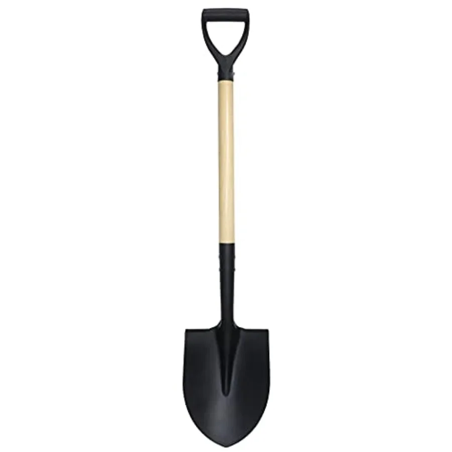 Shovel for Digging, Round Shovel, Garden Tool with D-Handle, 41 Inches in Overall Length, Wooden Handel Garden Shovel, Beach Sh
Shovel for Digging, Round Shovel, Garden Tool with D-Handle, 41 Inches in Overall Length, Wooden Handel Garden Shovel, Beach Sh