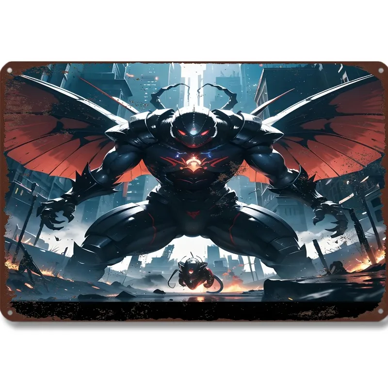 Decorative Metal Plaque: Intricate Depiction of A Mechanical Giant Insect in A Ruined City, Ideal for Interior Wall Decoration
Decorative Metal Plaque: Intricate Depiction of A Mechanical Giant Insect in A Ruined City, Ideal for Interior Wall Decoration