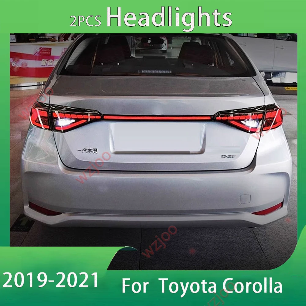 Автомобильный светодиодный задний фонарь для Toyota Corolla, светодиодный задний фонарь 2019-2021 Corolla Altis, задний противотуманный тормозной указатель поворота, автомобильный акк.
Автомобильный светодиодный задний фонарь для Toyota Corolla, светодиодный задний фонарь 2019-2021 Corolla Altis, задний противотуманный тормозной указатель поворота, автомобильный акк.