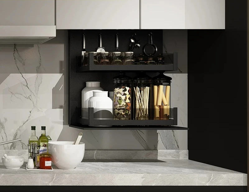 Kitchen hanging cabinet electric lift basket, intelligent wall cabinet seasoning hanging basket storage vertical up and down
Kitchen hanging cabinet electric lift basket, intelligent wall cabinet seasoning hanging basket storage vertical up and down