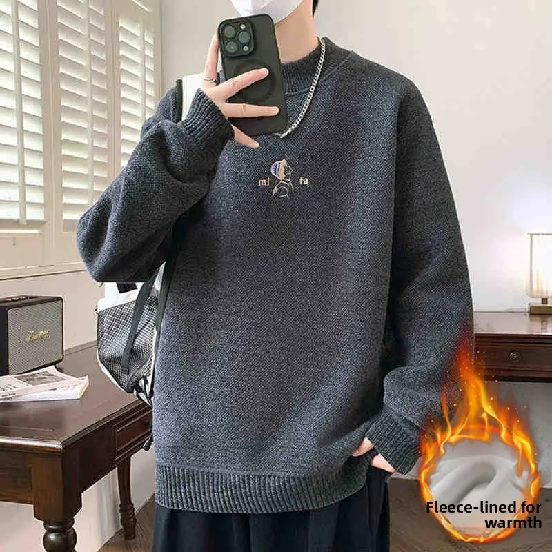 Thickened Half High Collar Knitted Sweater for Boys Autumn Winter New Style Trendy Teenage Bottoming Knitwear Skin-friendly B...
Thickened Half High Collar Knitted Sweater for Boys Autumn Winter New Style Trendy Teenage Bottoming Knitwear Skin-friendly B...