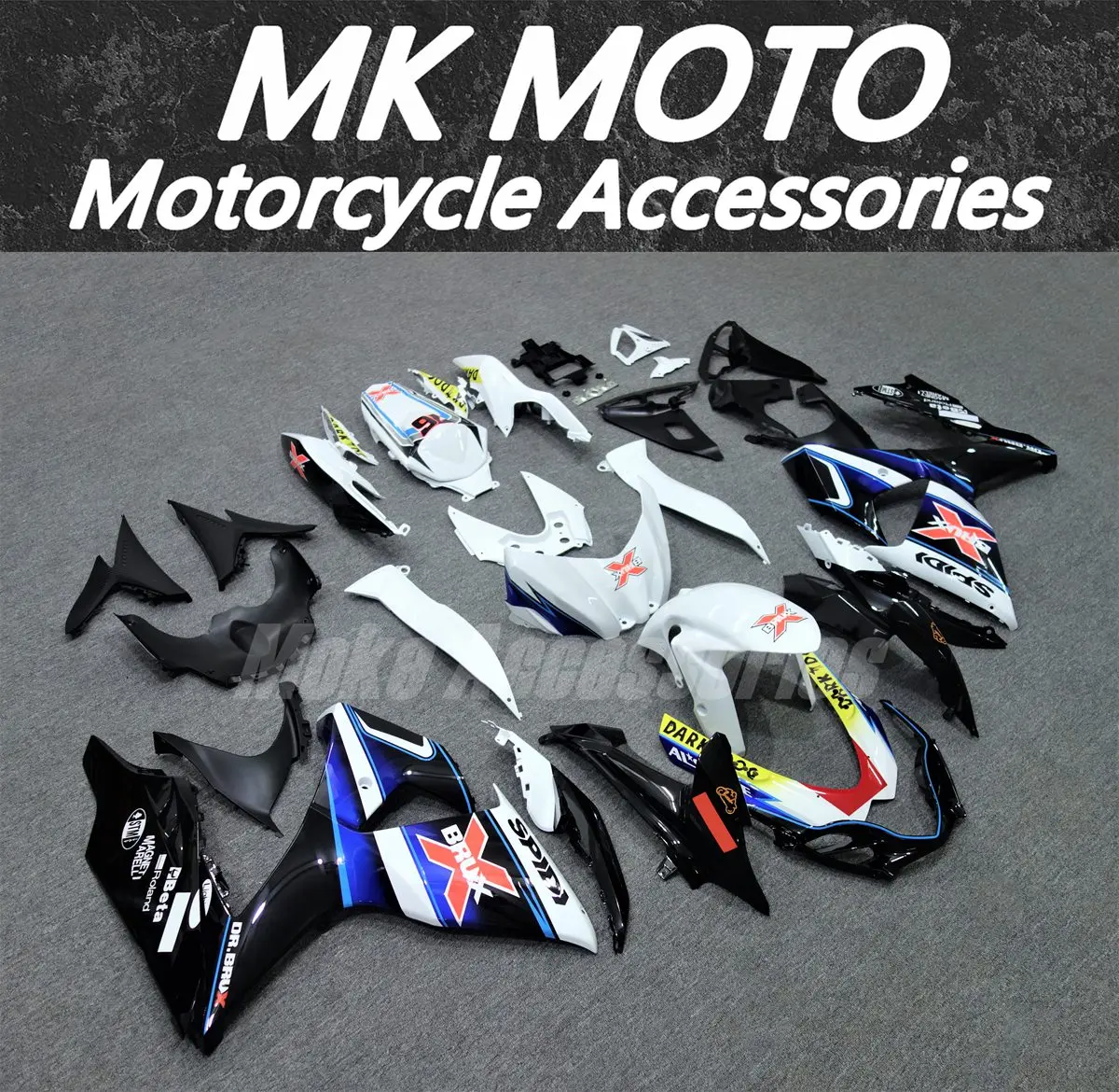 Комплект обтекателей для Gsxr1000 2009-2016, высококачественный комплект кузовных деталей из АБС-пластика, новый, белый, черный, синий, красный.
Комплект обтекателей для Gsxr1000 2009-2016, высококачественный комплект кузовных деталей из АБС-пластика, новый, белый, черный, синий, красный.
