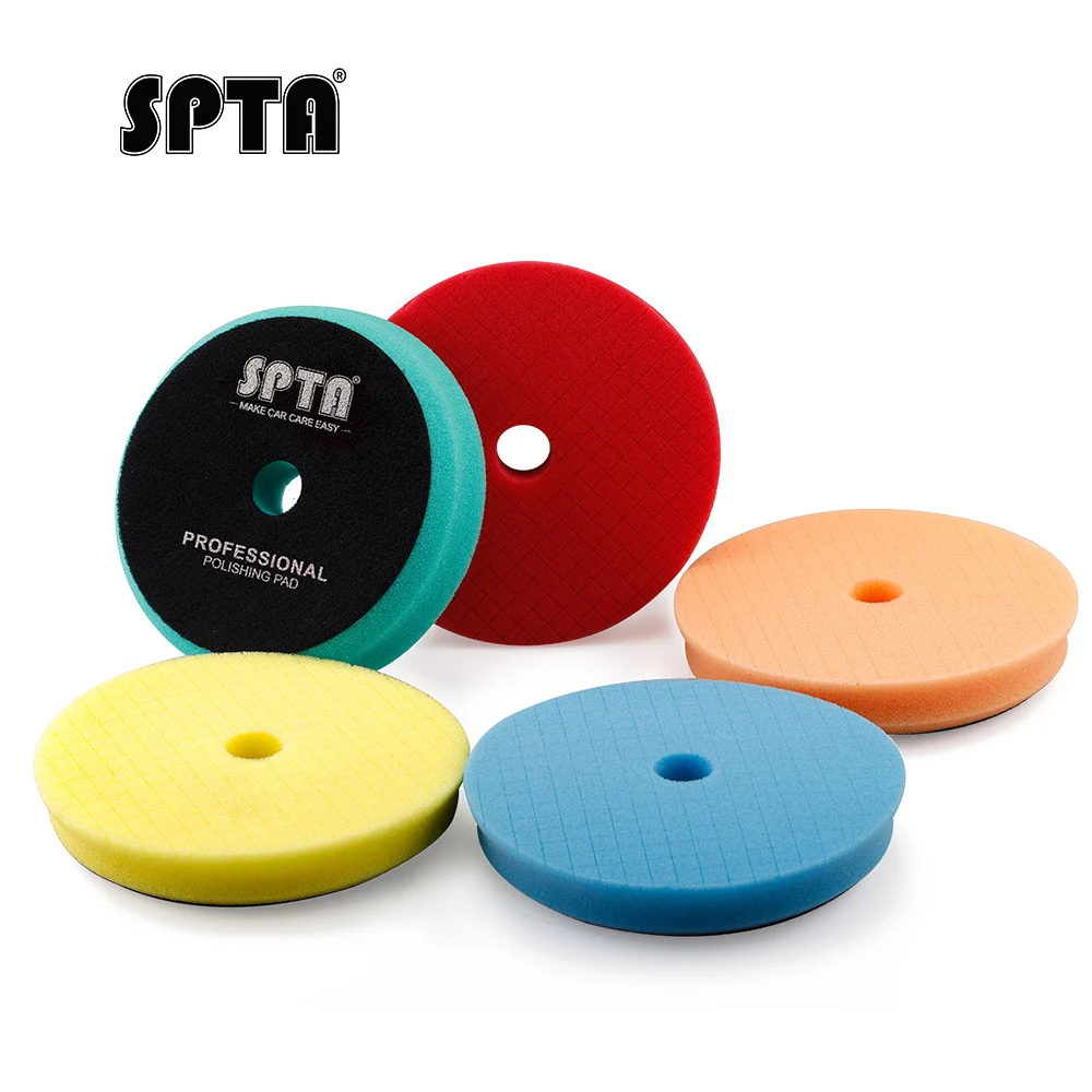 SPTA 3inch(80MM)/5inch(125mm)/6inch(150mm) Car Spong Cutting Polishing Pad with X Shaped For Car Compounding,Polishing&Waxing
SPTA 3inch(80MM)/5inch(125mm)/6inch(150mm) Car Spong Cutting Polishing Pad with X Shaped For Car Compounding,Polishing&Waxing