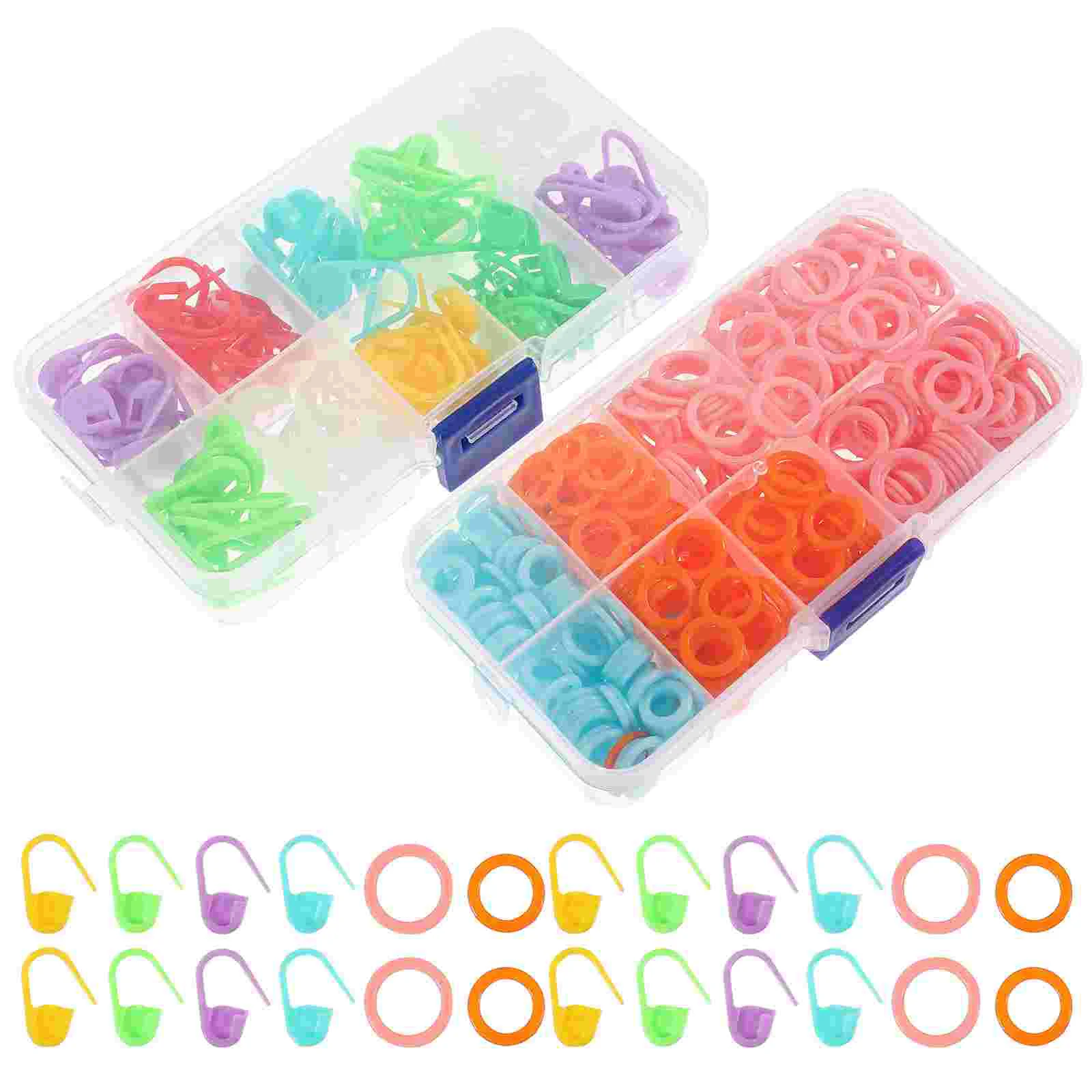 2 Boxes Crochet Hook Braided Counting Buckle Plastic Locking Markers Stitch to Weave Ring
2 Boxes Crochet Hook Braided Counting Buckle Plastic Locking Markers Stitch to Weave Ring