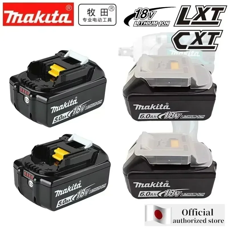 Genuine Makita 18V 6A Rechargeable Lithium Ion Battery With Battery indicator For Makita BL1830 BL1840 BL1850 Power Tool Battery
Genuine Makita 18V 6A Rechargeable Lithium Ion Battery With Battery indicator For Makita BL1830 BL1840 BL1850 Power Tool Battery