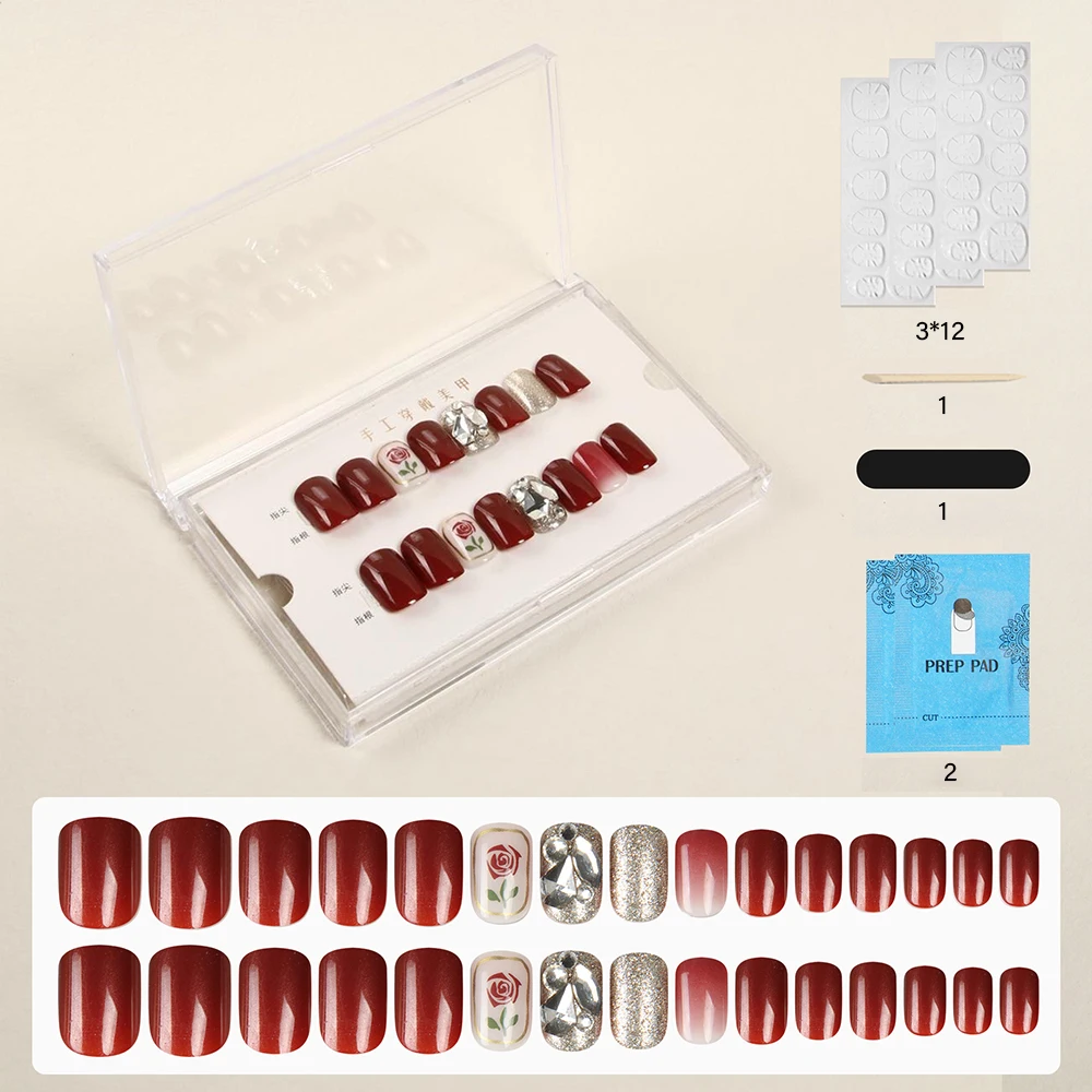 VITAGWX False Nails Press on Nail Tips 30 pcs Nails Set Bowknot Short Fake Nails in Box Reusable Stick on Nail Art False Nails
VITAGWX False Nails Press on Nail Tips 30 pcs Nails Set Bowknot Short Fake Nails in Box Reusable Stick on Nail Art False Nails