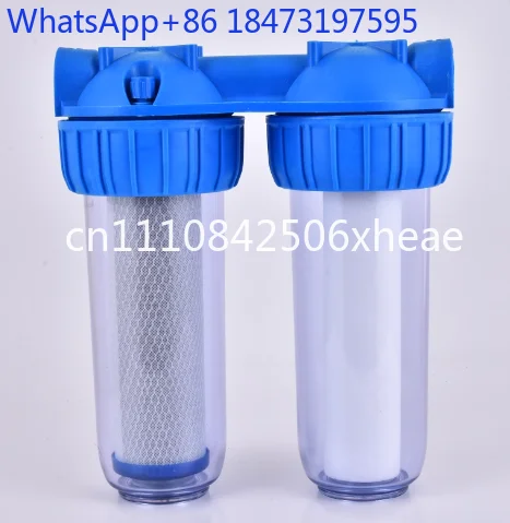 10 Inch Two-Stage Double Stage Transparent Bottle Italian Pre Filter Household Kitchen Water Pipe Filtration Water Purifier
10 Inch Two-Stage Double Stage Transparent Bottle Italian Pre Filter Household Kitchen Water Pipe Filtration Water Purifier