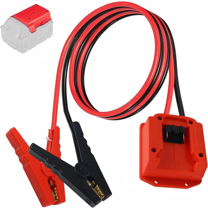 Jumper Cable Clamps for Milwaukee 18V Battery Jumper Starter Automotive Booster Cables Car Cable Power Tool Line Accessories
Jumper Cable Clamps for Milwaukee 18V Battery Jumper Starter Automotive Booster Cables Car Cable Power Tool Line Accessories