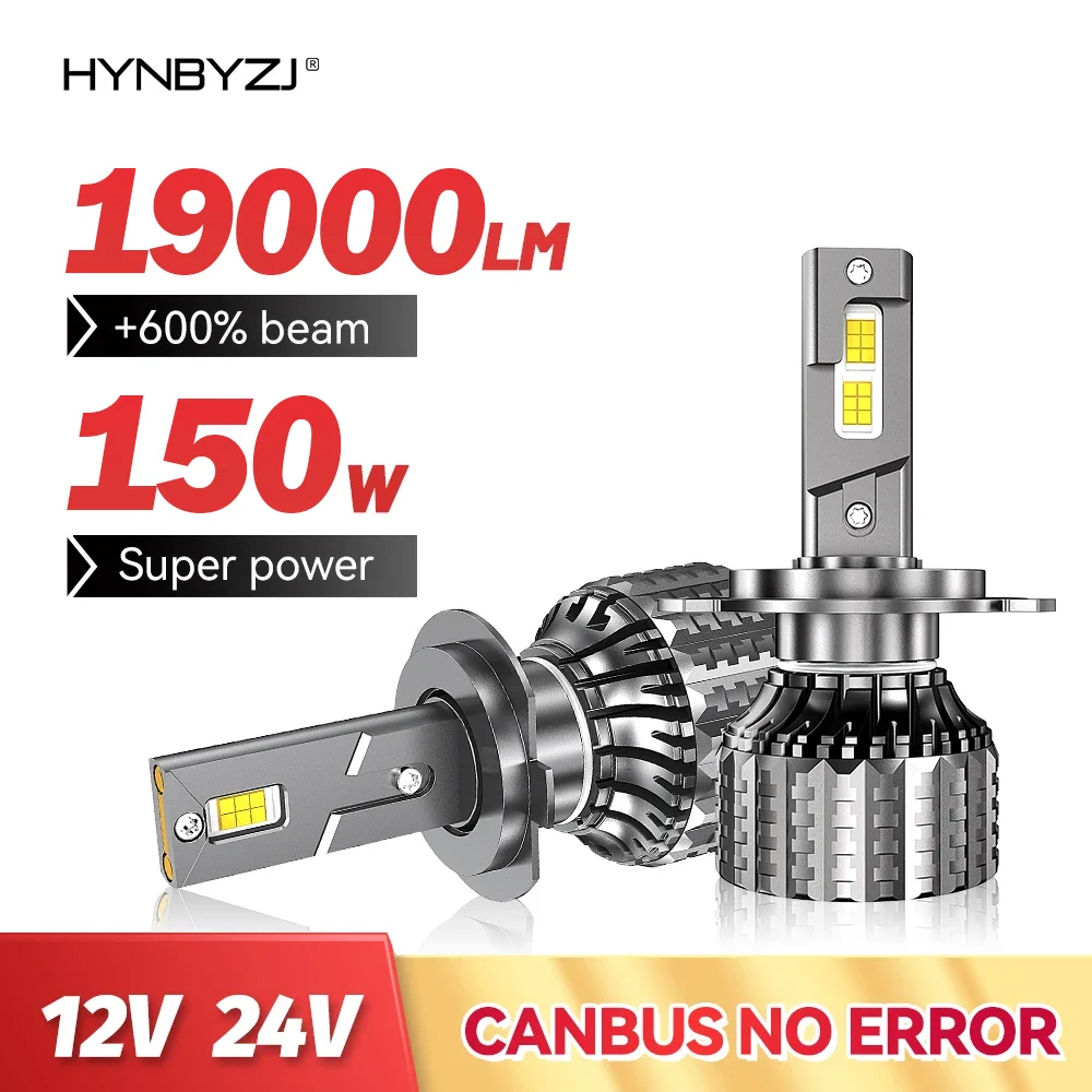 HYNBYZJ Car Headlight 150W H7 H4 Led Lamp Double Copper Tube 6000K Led Lights For Car H1 H3 H11 HB3 9005 HB4 9006 9012 hir2
HYNBYZJ Car Headlight 150W H7 H4 Led Lamp Double Copper Tube 6000K Led Lights For Car H1 H3 H11 HB3 9005 HB4 9006 9012 hir2