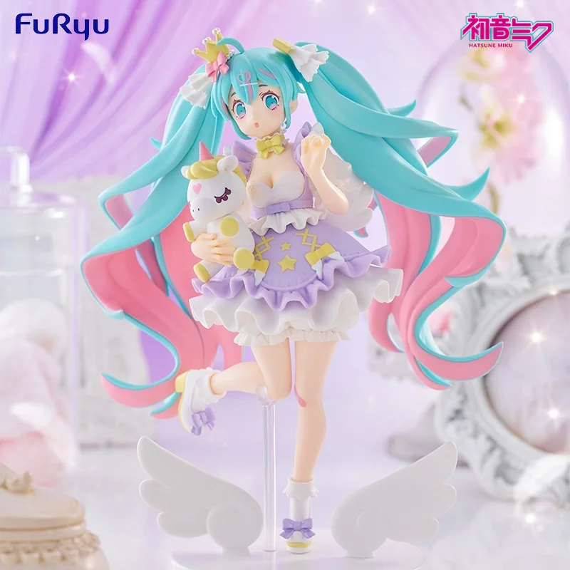 FuRyu TENITOL Hatsune Miku Yumekawa Princess Lavender Ver. Figure Anime Cute Girl Action Figure toys Collection Ornaments Gifts
FuRyu TENITOL Hatsune Miku Yumekawa Princess Lavender Ver. Figure Anime Cute Girl Action Figure toys Collection Ornaments Gifts