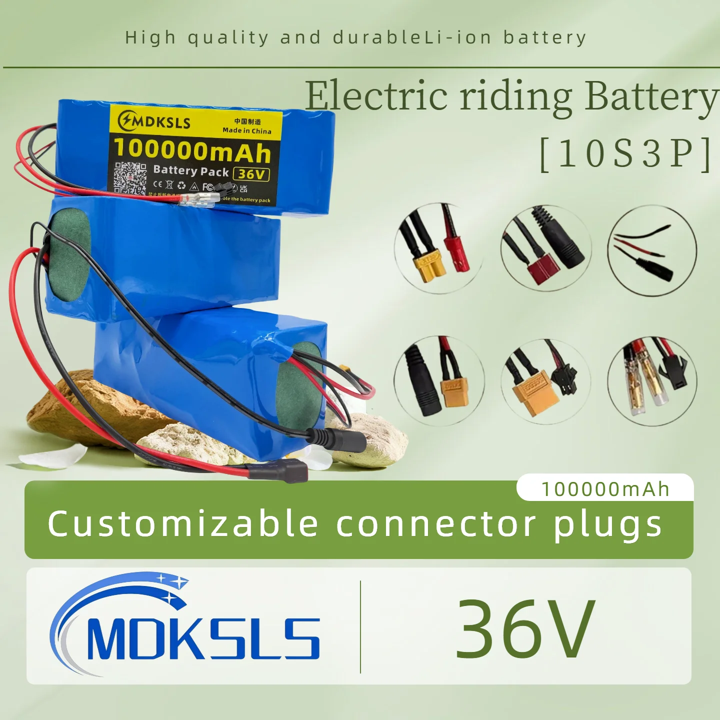 36V 100000mAh 36v Electric Scooter Battery Lithium Electric Scooter 500W Electric Scooter Battery 36v 10s3p Battery
36V 100000mAh 36v Electric Scooter Battery Lithium Electric Scooter 500W Electric Scooter Battery 36v 10s3p Battery