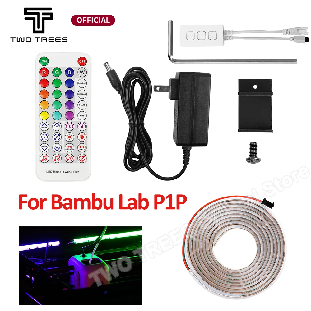 For Bambu Lab LED Light Strip P1P Lighting Lamp 5V Super Bright Bar Kit High-end Lighting Lamp Bright For Bambulab 3D Printer
For Bambu Lab LED Light Strip P1P Lighting Lamp 5V Super Bright Bar Kit High-end Lighting Lamp Bright For Bambulab 3D Printer