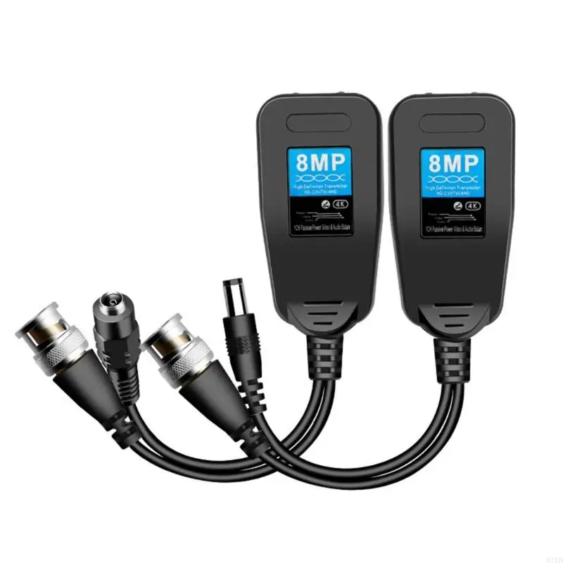 R1WD Long Distances Video Power Adapter Passive Video Power Balun Audios Connectors
R1WD Long Distances Video Power Adapter Passive Video Power Balun Audios Connectors