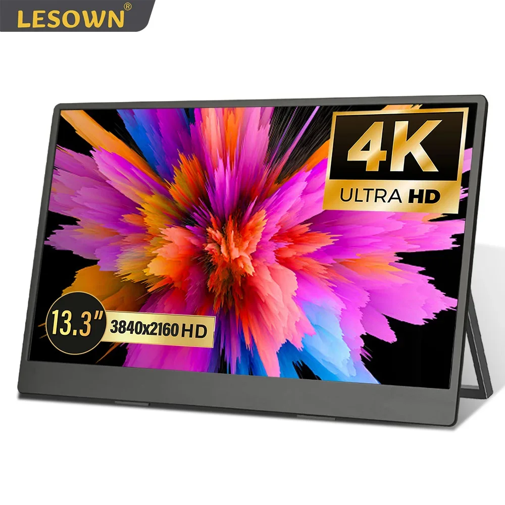LESOWN ультратонкий портативный монитор 13,3-дюймовый 4K UHD 3840x2160 IPS USB-C HDMI сенсорный экран для ноутбука для смартфона ПК
LESOWN ультратонкий портативный монитор 13,3-дюймовый 4K UHD 3840x2160 IPS USB-C HDMI сенсорный экран для ноутбука для смартфона ПК