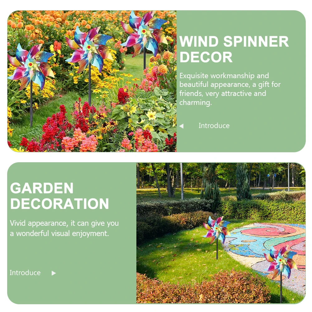 6 Pcs Windmill Spinner Colored Strip Plastic Yard Garden Outdoor naments Pinwheel Bird Deterrent Wind Spinner Garden
6 Pcs Windmill Spinner Colored Strip Plastic Yard Garden Outdoor naments Pinwheel Bird Deterrent Wind Spinner Garden