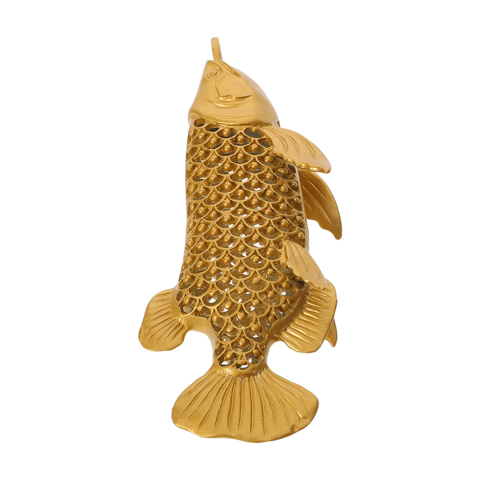 Gold Dragon Fish Sculpture Premium Quality Feng Shui Decoration Lucky Home Ornament Feng Shui Table Decoration 
Gold Dragon Fish Sculpture Premium Quality Feng Shui Decoration Lucky Home Ornament Feng Shui Table Decoration