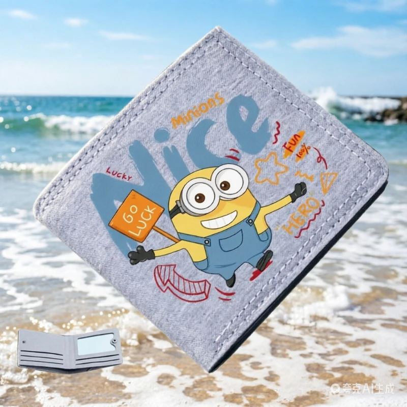 Minions movie animation cartoon cute trifold wallet kawaii student couple compact cardholder slim canvas coin purse wholesale
Minions movie animation cartoon cute trifold wallet kawaii student couple compact cardholder slim canvas coin purse wholesale