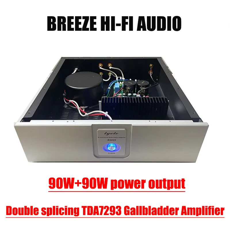 BREEZE HL140P Gallbladder Flavor Amplifier Double Splicing TDA7293 Imported Chip Finished Board Home Rear Stage Fever Amplifier
BREEZE HL140P Gallbladder Flavor Amplifier Double Splicing TDA7293 Imported Chip Finished Board Home Rear Stage Fever Amplifier