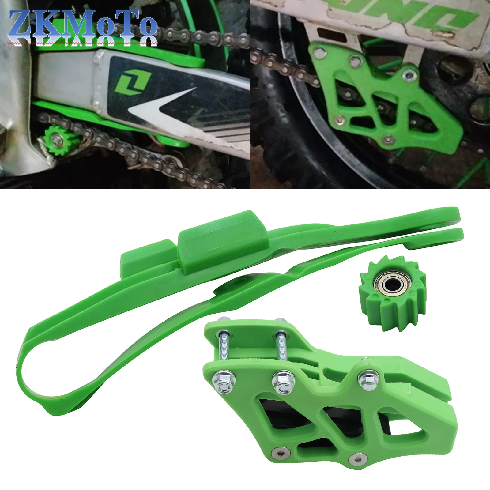 Motorcycle Chain Roller Slider Guide Swingarm For KAWASAKI KXF250 KXF450 KX250F KX450F KXF 250 450 KX 250F KLX450R Chain Guide
Motorcycle Chain Roller Slider Guide Swingarm For KAWASAKI KXF250 KXF450 KX250F KX450F KXF 250 450 KX 250F KLX450R Chain Guide