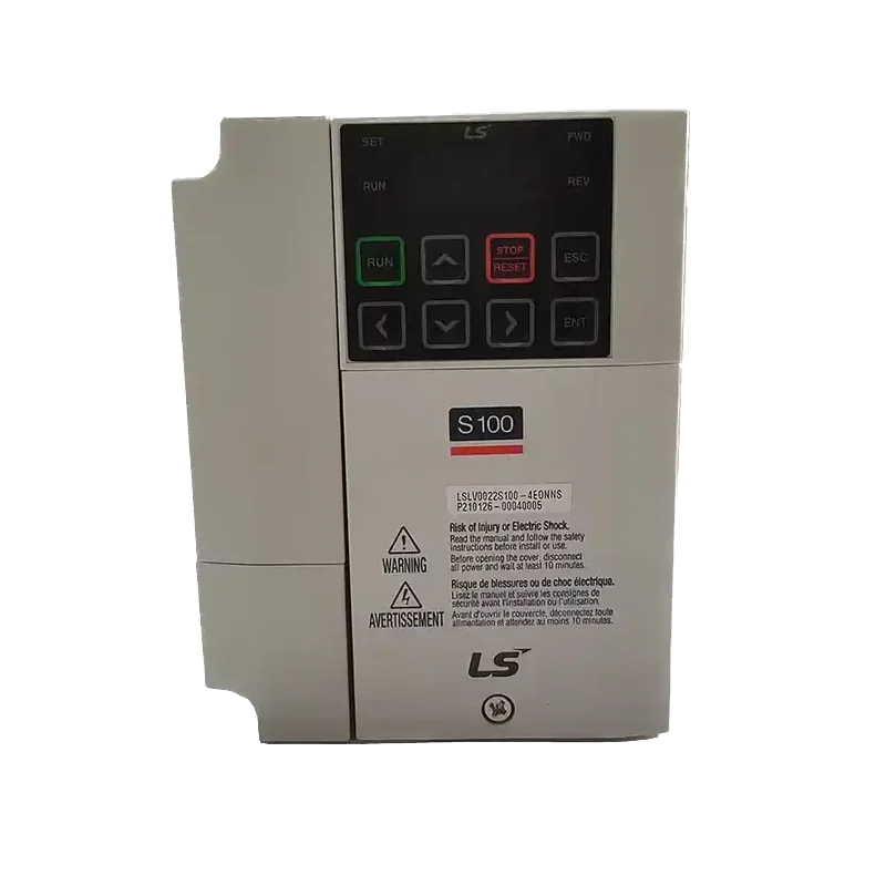Original LS S100 series Variable Frequency Drive LSLV0055S100-4EONNM LSLV0075S100-4EONNM LSLV0110S100-4EONNM LSLV0150S100-4EONNM
Original LS S100 series Variable Frequency Drive LSLV0055S100-4EONNM LSLV0075S100-4EONNM LSLV0110S100-4EONNM LSLV0150S100-4EONNM