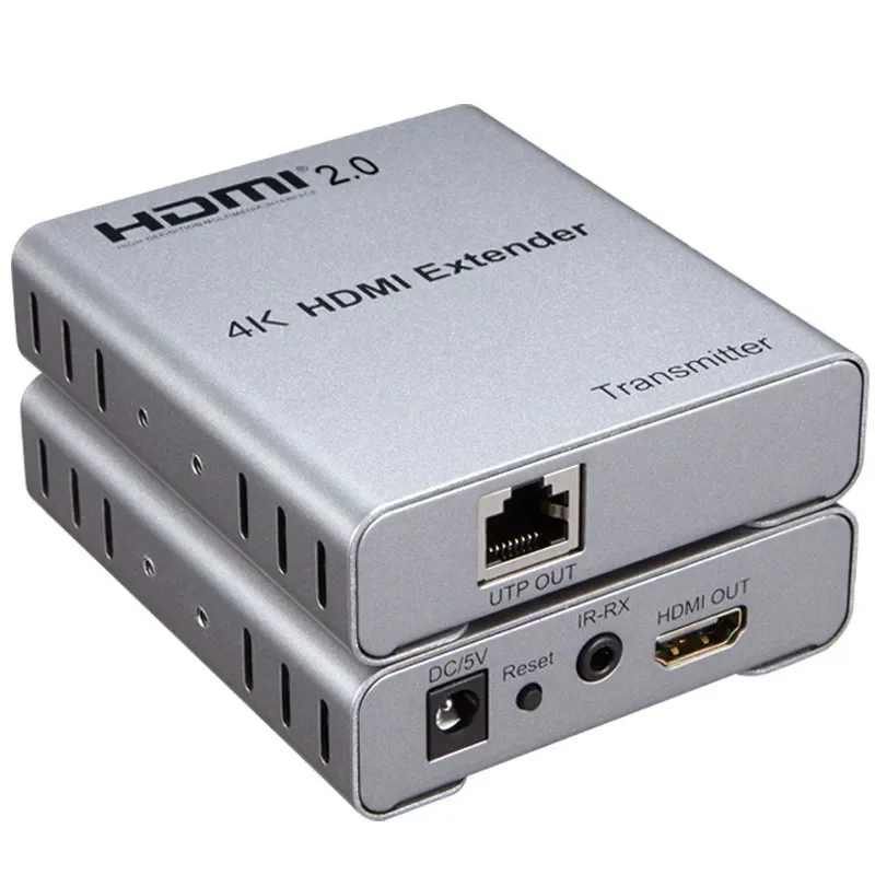 4K 60Hz Ethernet Extender 50M 1080P 80M HDMI To Rj45 Cat6 Cable Extender Video Transmitter and Receiver for Camera Laptop To TV
4K 60Hz Ethernet Extender 50M 1080P 80M HDMI To Rj45 Cat6 Cable Extender Video Transmitter and Receiver for Camera Laptop To TV