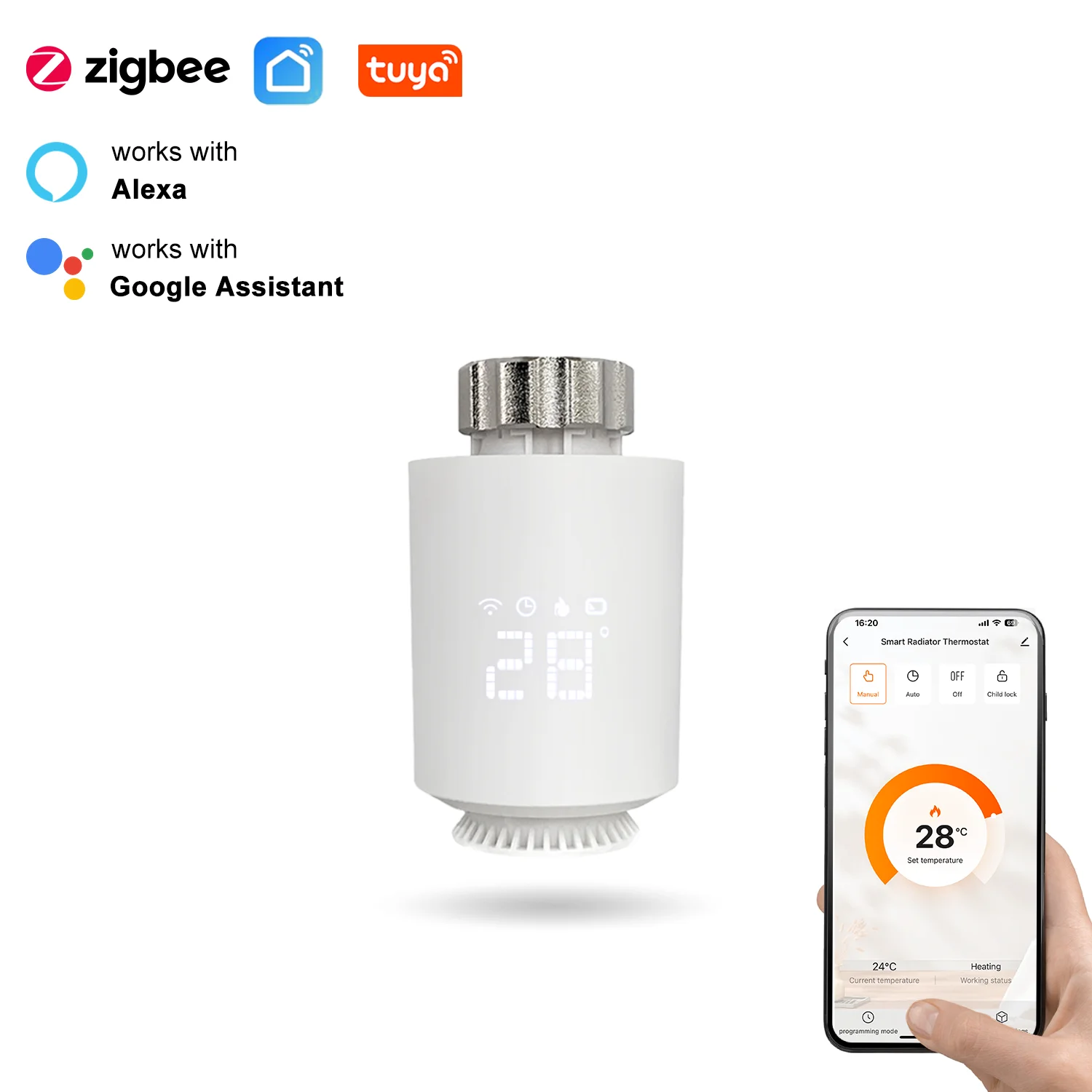 Устройства Tuya, термостат Zigbee, управление умным домом, термостатический клапан радиатора, регулирование температуры, защита дома
Устройства Tuya, термостат Zigbee, управление умным домом, термостатический клапан радиатора, регулирование температуры, защита дома