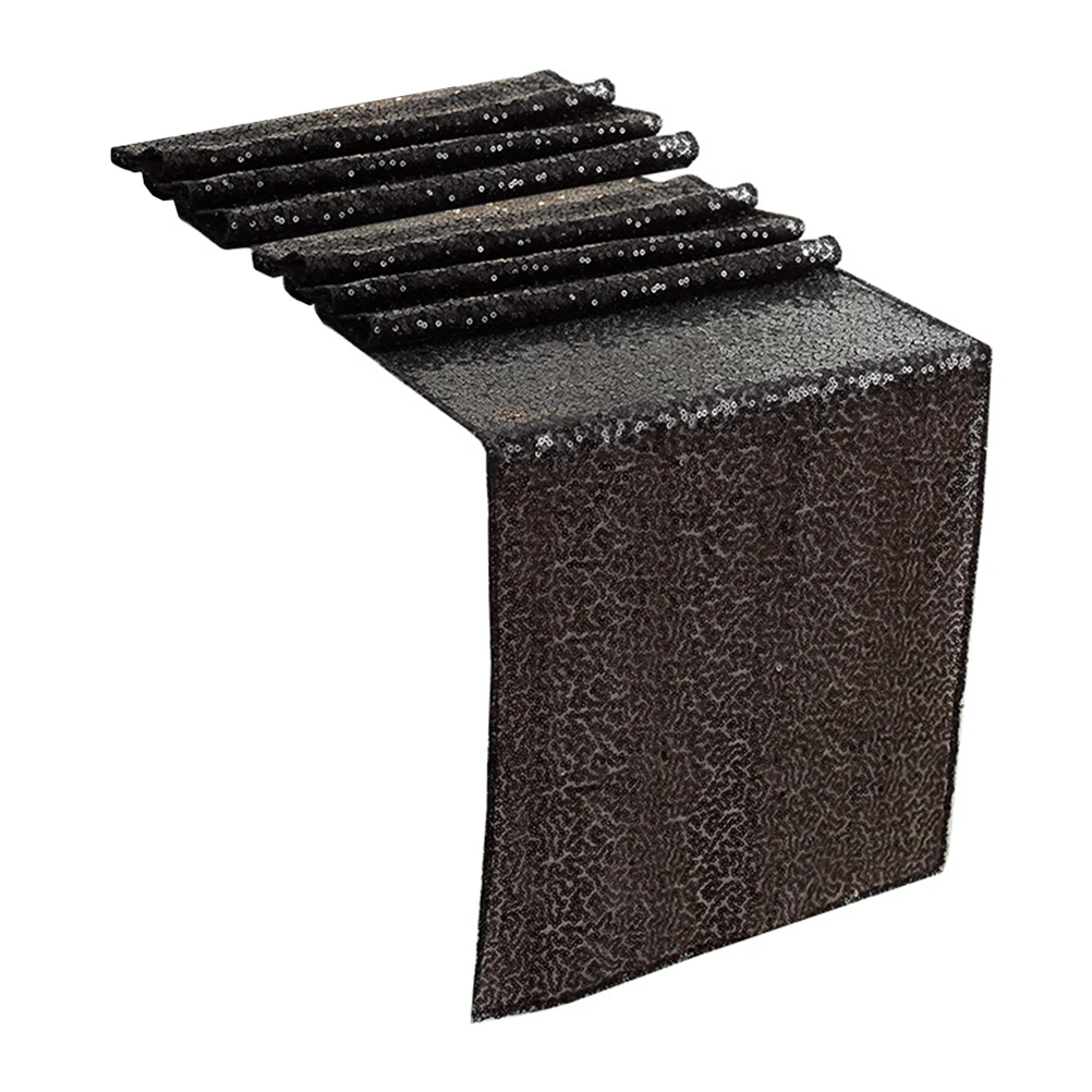 Sequin Table Runner Shiny PVC Polyester Decorative Dinner Wedding Party Banquet Anniversary Festive Events Glitter Tablecloth
Sequin Table Runner Shiny PVC Polyester Decorative Dinner Wedding Party Banquet Anniversary Festive Events Glitter Tablecloth
