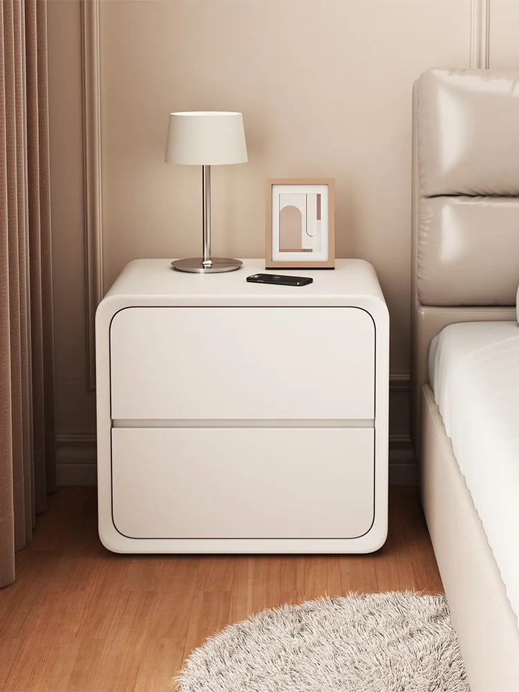 Cream Style Bedside Table, Simple Modern Bedroom, Solid Wood Bedside Cabinet, Light Luxury, High-end Storage Cabinet
Cream Style Bedside Table, Simple Modern Bedroom, Solid Wood Bedside Cabinet, Light Luxury, High-end Storage Cabinet