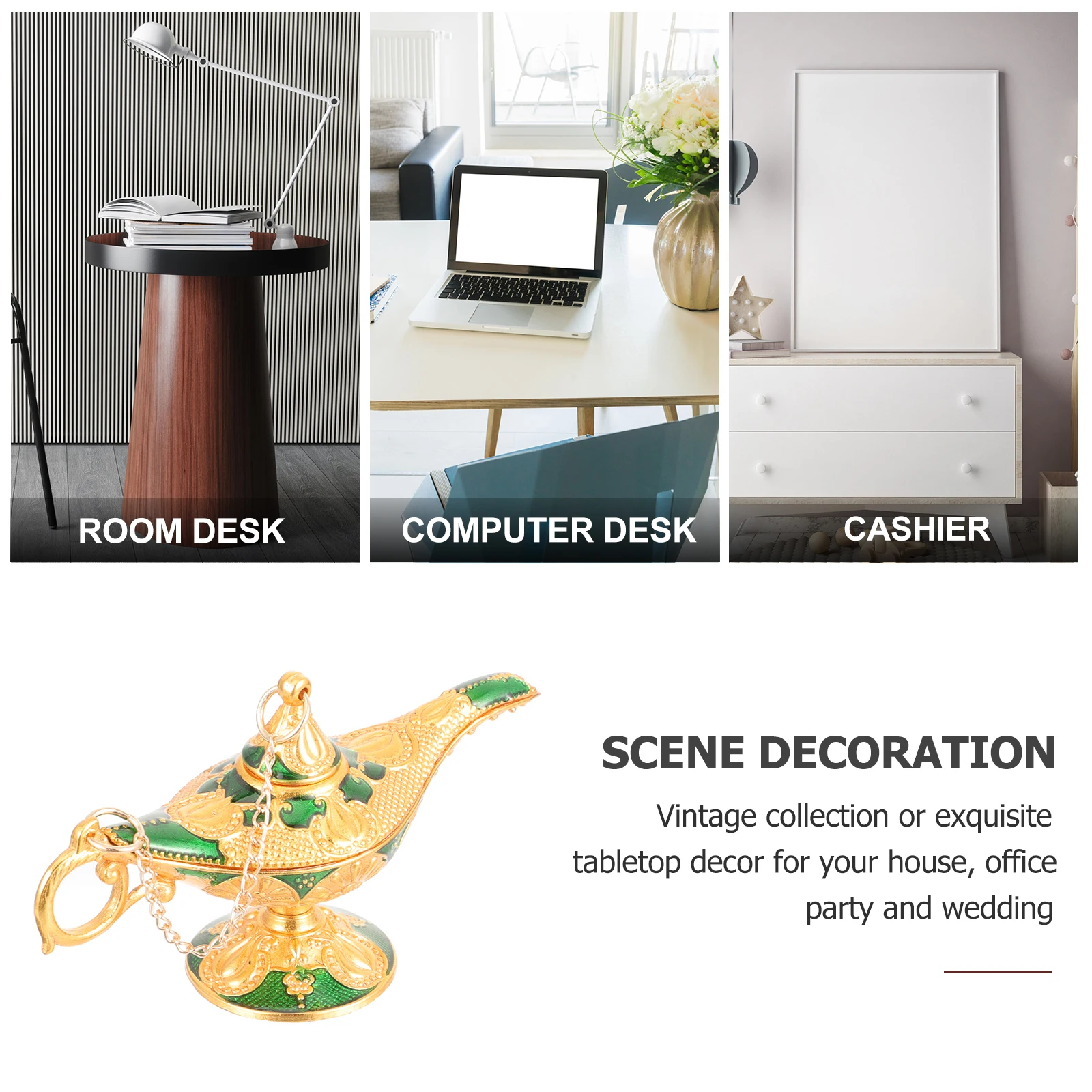 Vintage Zinc Alloy Decor Elegant Desk with Floral Patterns for Home Office Retro Model Decors Portable
Vintage Zinc Alloy Decor Elegant Desk with Floral Patterns for Home Office Retro Model Decors Portable