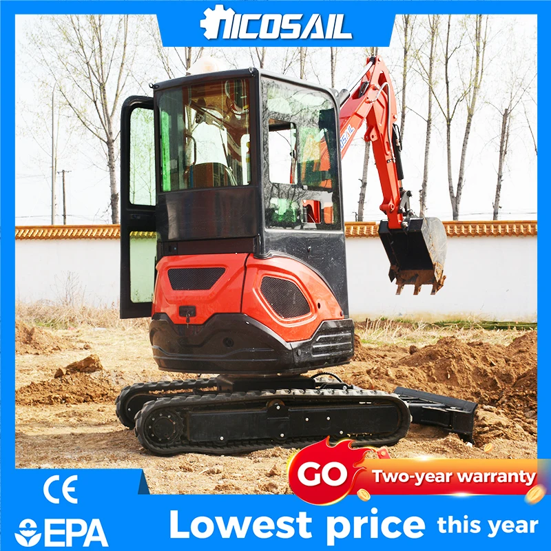 2100kg Mini Excavator OKW25U Optional Yanmar 3TNV80 Engine 0.08m³ Bucket Garden Excavator 2.5 Ton - Customizable
2100kg Mini Excavator OKW25U Optional Yanmar 3TNV80 Engine 0.08m³ Bucket Garden Excavator 2.5 Ton - Customizable