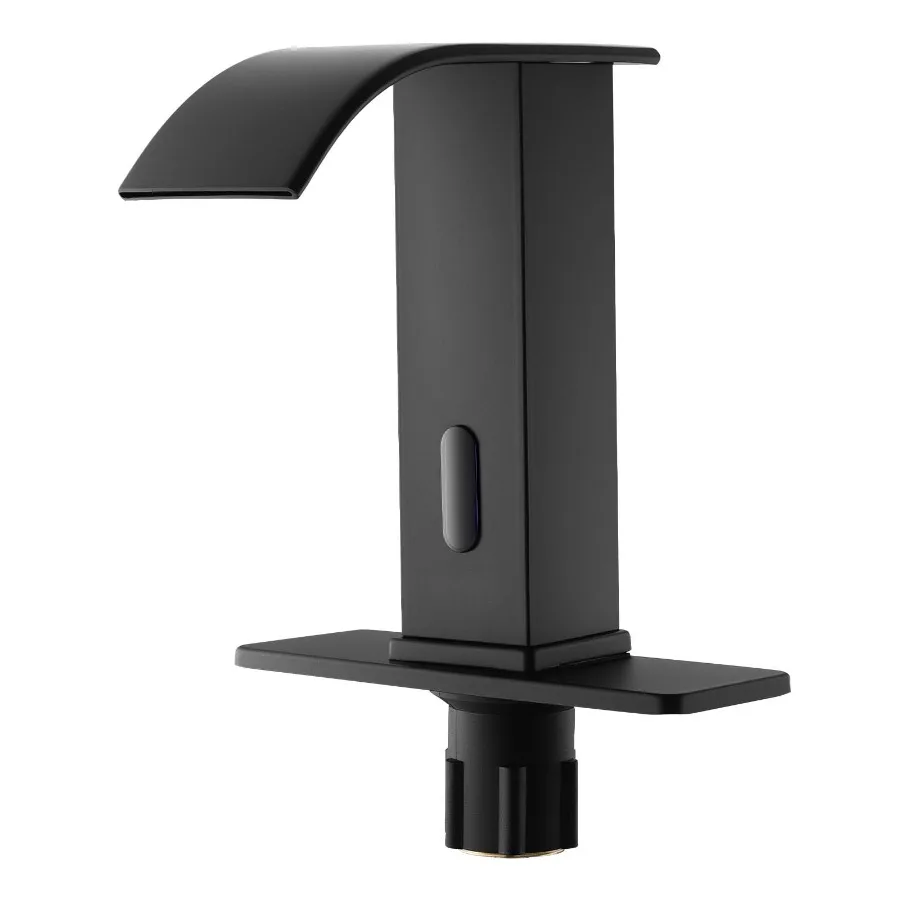 Touchless Bathroom Sink Faucet Automatic Motion Sensor Waterfall Faucet with Hole Cover Plate Battery Powered Hot and Cold Wate
Touchless Bathroom Sink Faucet Automatic Motion Sensor Waterfall Faucet with Hole Cover Plate Battery Powered Hot and Cold Wate