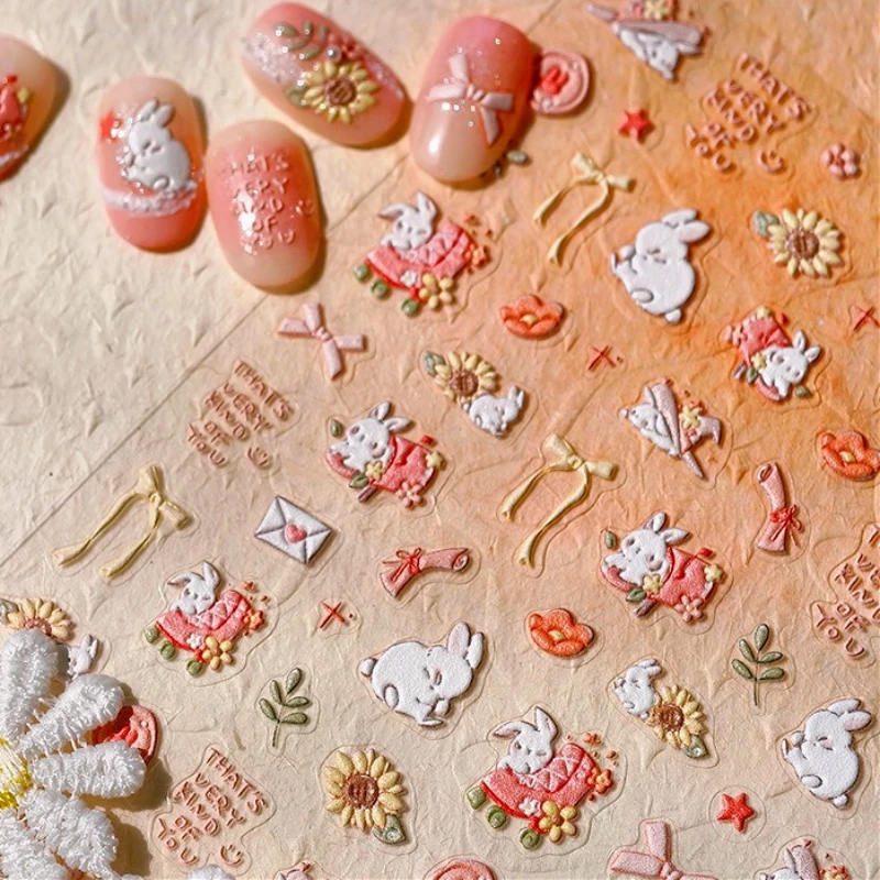 Sunflower Roller Skates Rabbit Bunny Bowknot Email Correspondence Star Self Adhesive Nail Art Stickers Manicure Decals Wholesale
Sunflower Roller Skates Rabbit Bunny Bowknot Email Correspondence Star Self Adhesive Nail Art Stickers Manicure Decals Wholesale