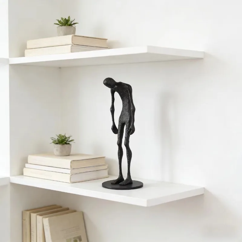 Creative Abstract Metal Figure Sculpture Ornament Living Room Model Room Hotel Homestay Desktop Furnishings Crafts Birthday Gift
Creative Abstract Metal Figure Sculpture Ornament Living Room Model Room Hotel Homestay Desktop Furnishings Crafts Birthday Gift