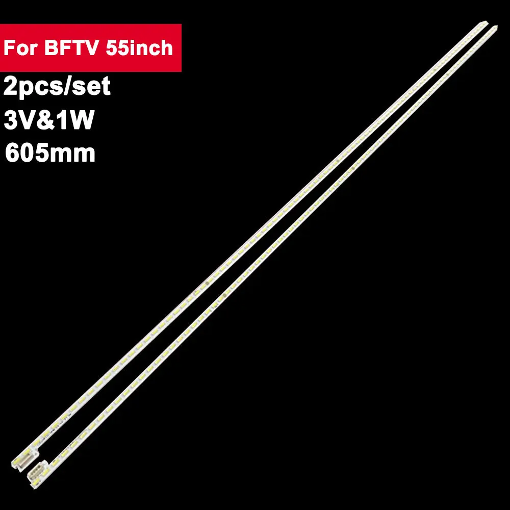 2pcs/set 605mm Led Tv Backlights Strip For BFTV 55inch 72leds DS55M54-DS01 BFTV55B
2pcs/set 605mm Led Tv Backlights Strip For BFTV 55inch 72leds DS55M54-DS01 BFTV55B
