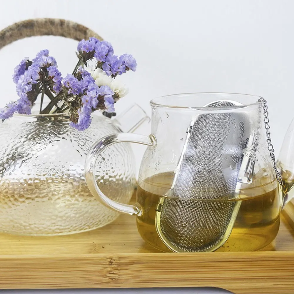 1Pc Reusable Stainless Steel Mesh Tea Long Mesh Tea Cage Strainer Coffee Herb Spice Filter Diffuser Cooking Tea Accessories
1Pc Reusable Stainless Steel Mesh Tea Long Mesh Tea Cage Strainer Coffee Herb Spice Filter Diffuser Cooking Tea Accessories